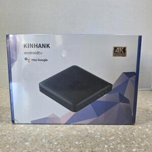 Kinhank Android 14.0 TV Box, G1 Smart TV Box, Compatible with Netflix Google